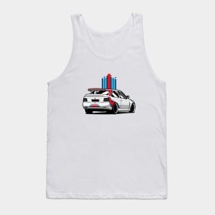 White Escort Rally Tank Top